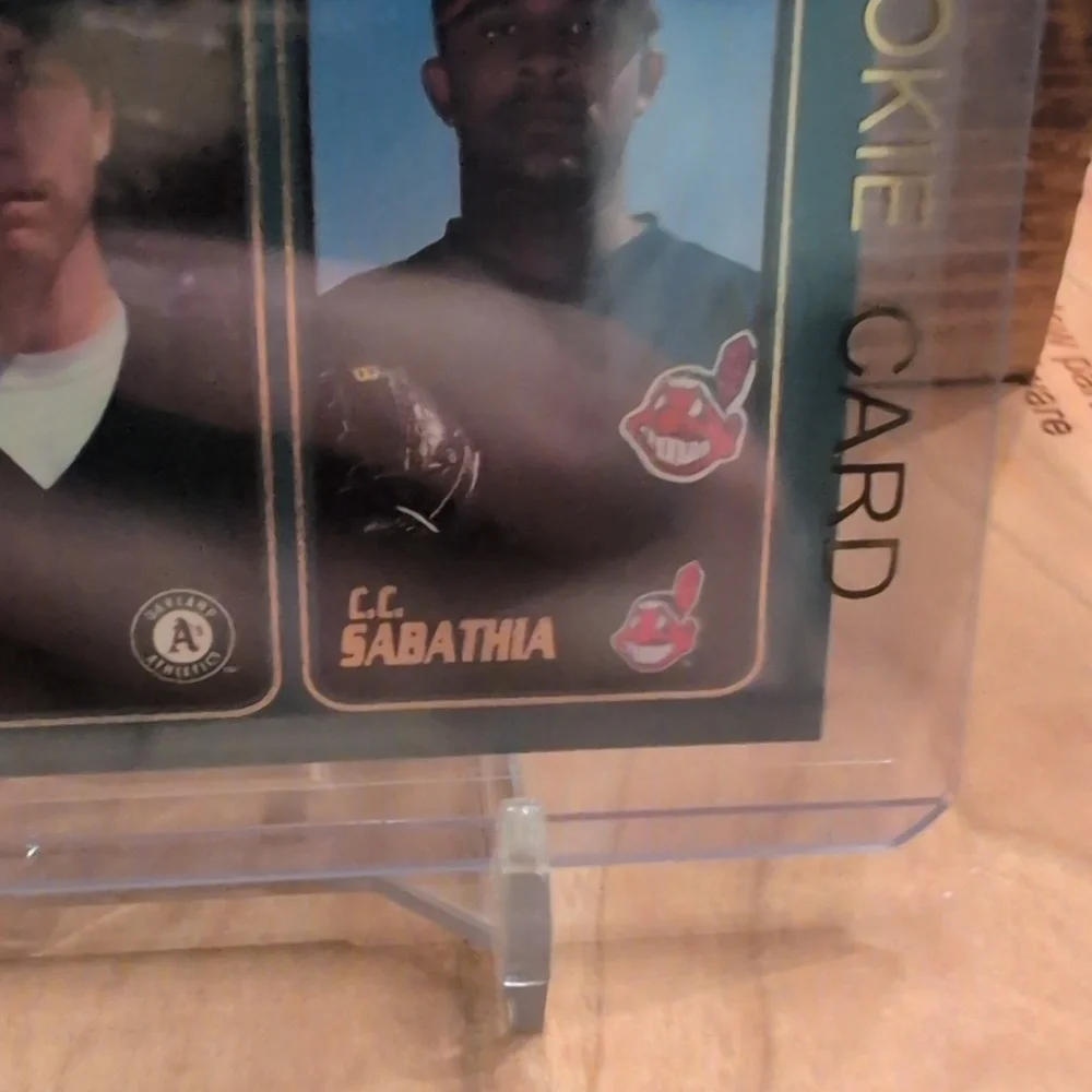 2000 Topps Prospects C.C. Sabathia / Barry Zito / Ryan Anderson Rookie Card - Picture 2 of 5